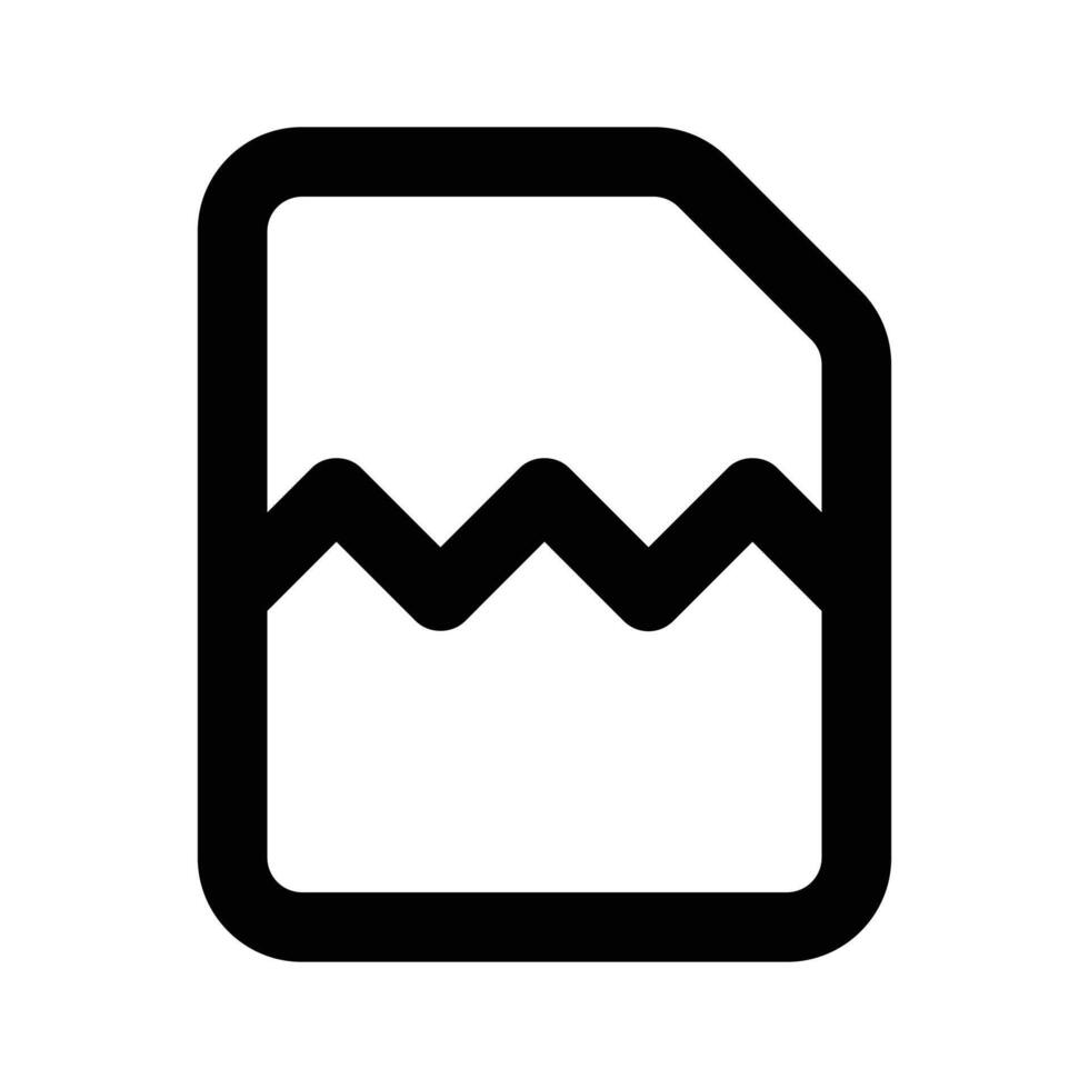 Get this amazing icon of corrupt file, easy to use and download vector