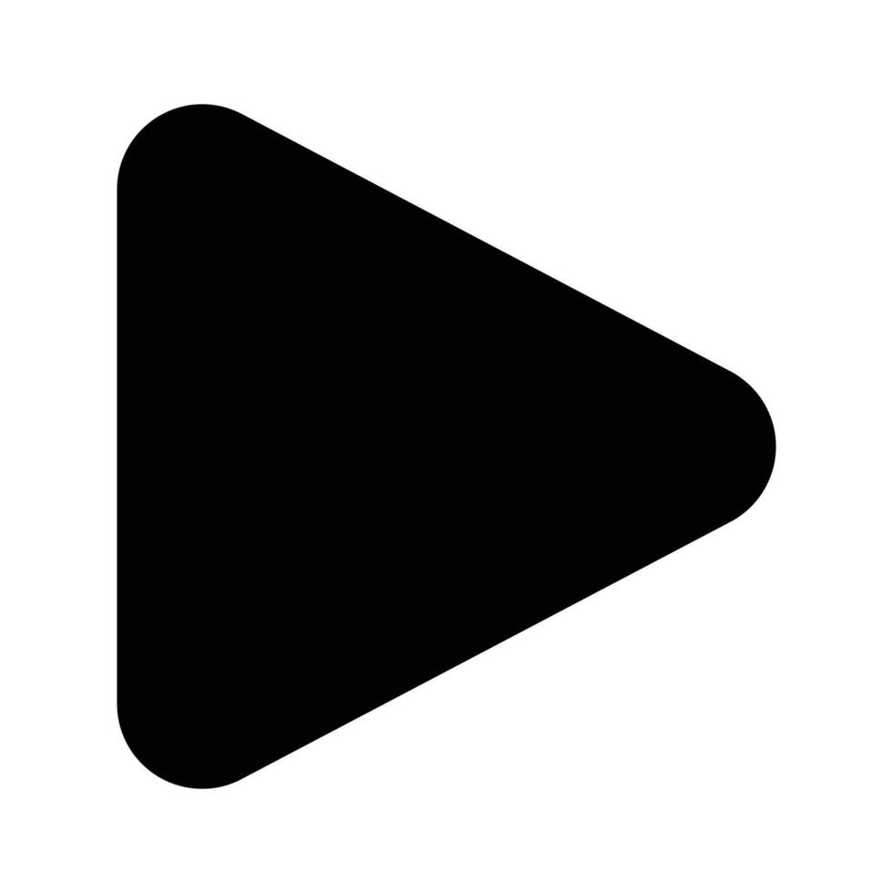 Play button icon design in trendy style, easy to use vector
