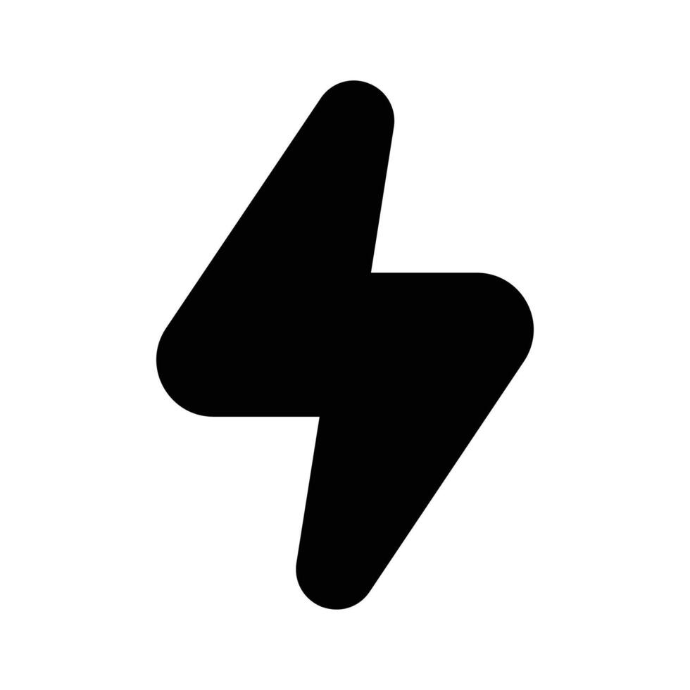 bolt, electricity sign design vector