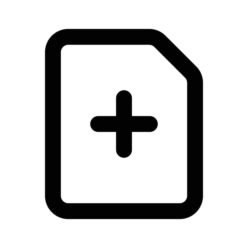 Add page icon design in modern and unique style vector