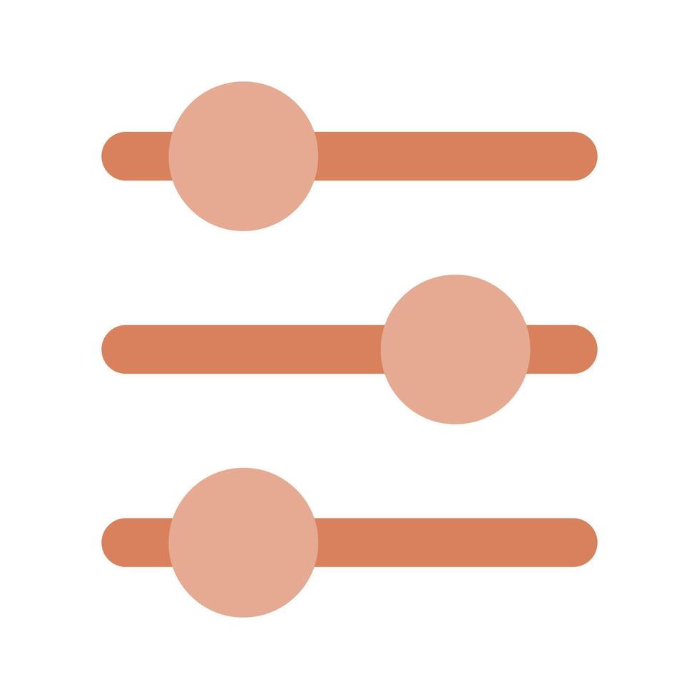 A trendy icon design of equalizer in editable style vector
