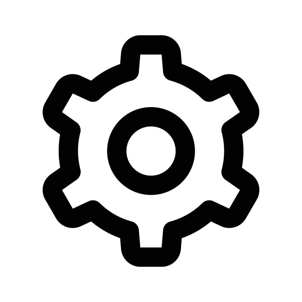 Premium of setting, user interface icon vector