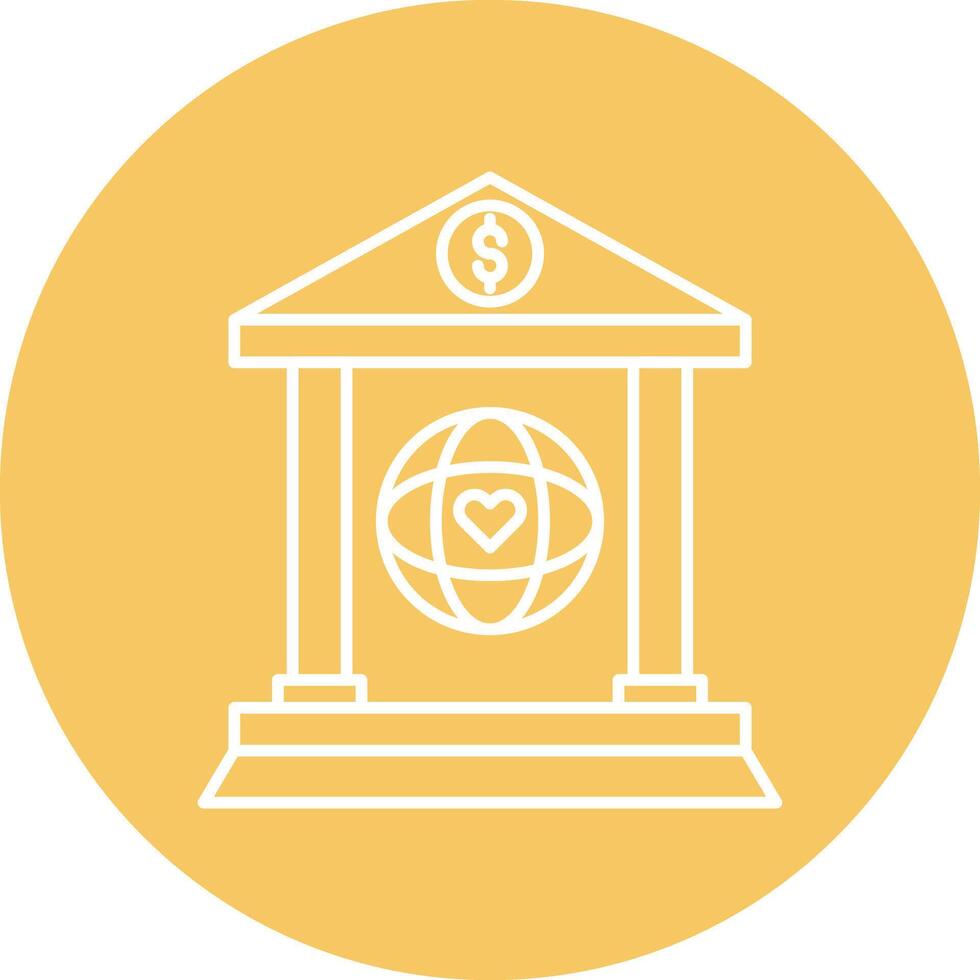 Non Profit Organization Line Icon vector