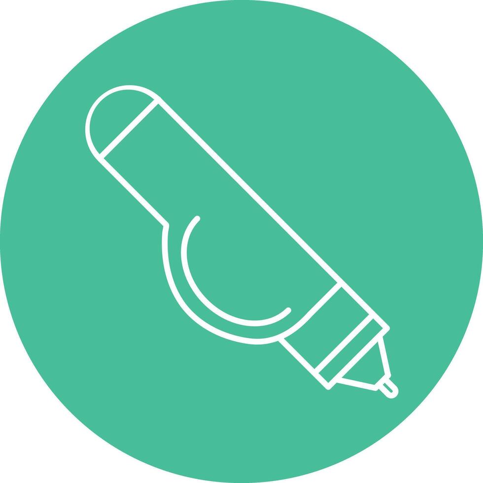 Corrector Line Icon vector