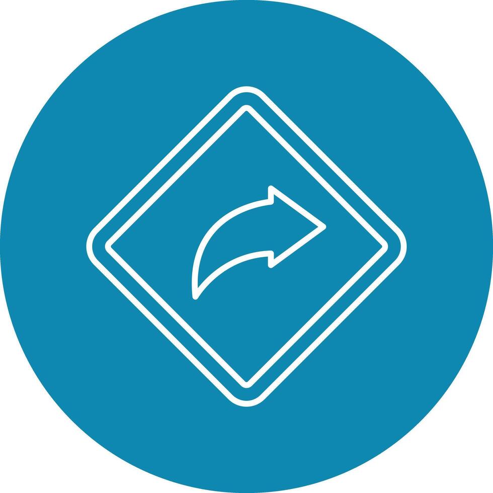 Share Line Circle Icon Design vector