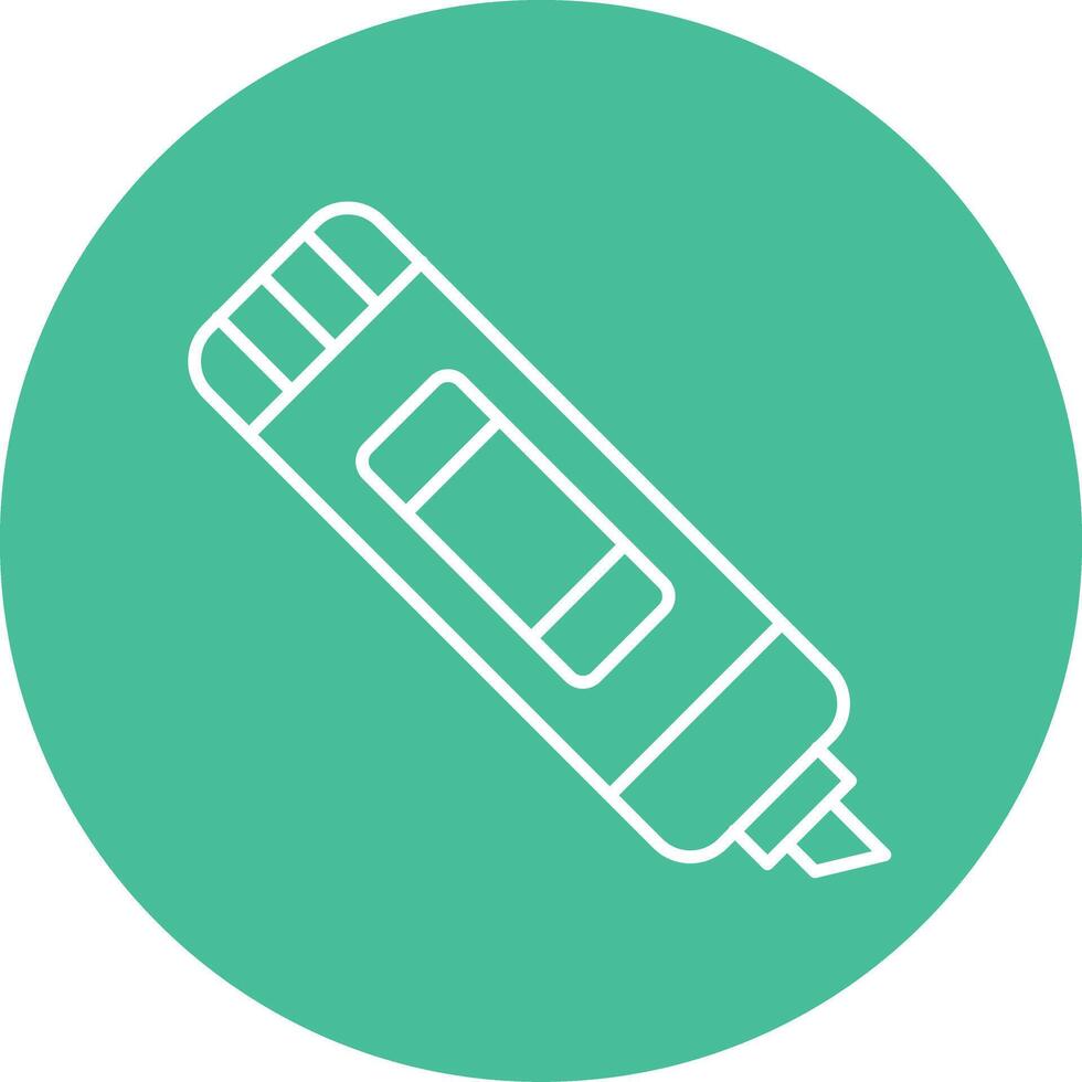 Marker Line Icon vector