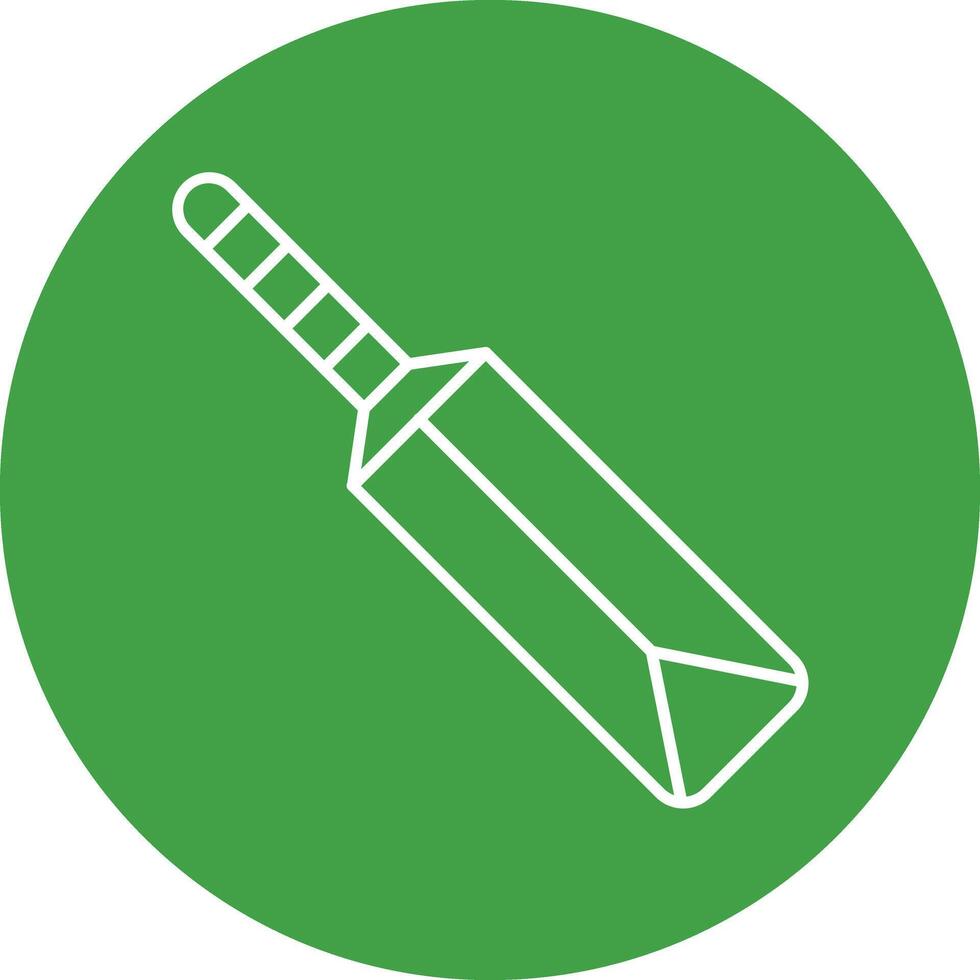 Bat Sign Line Circle Icon Design vector