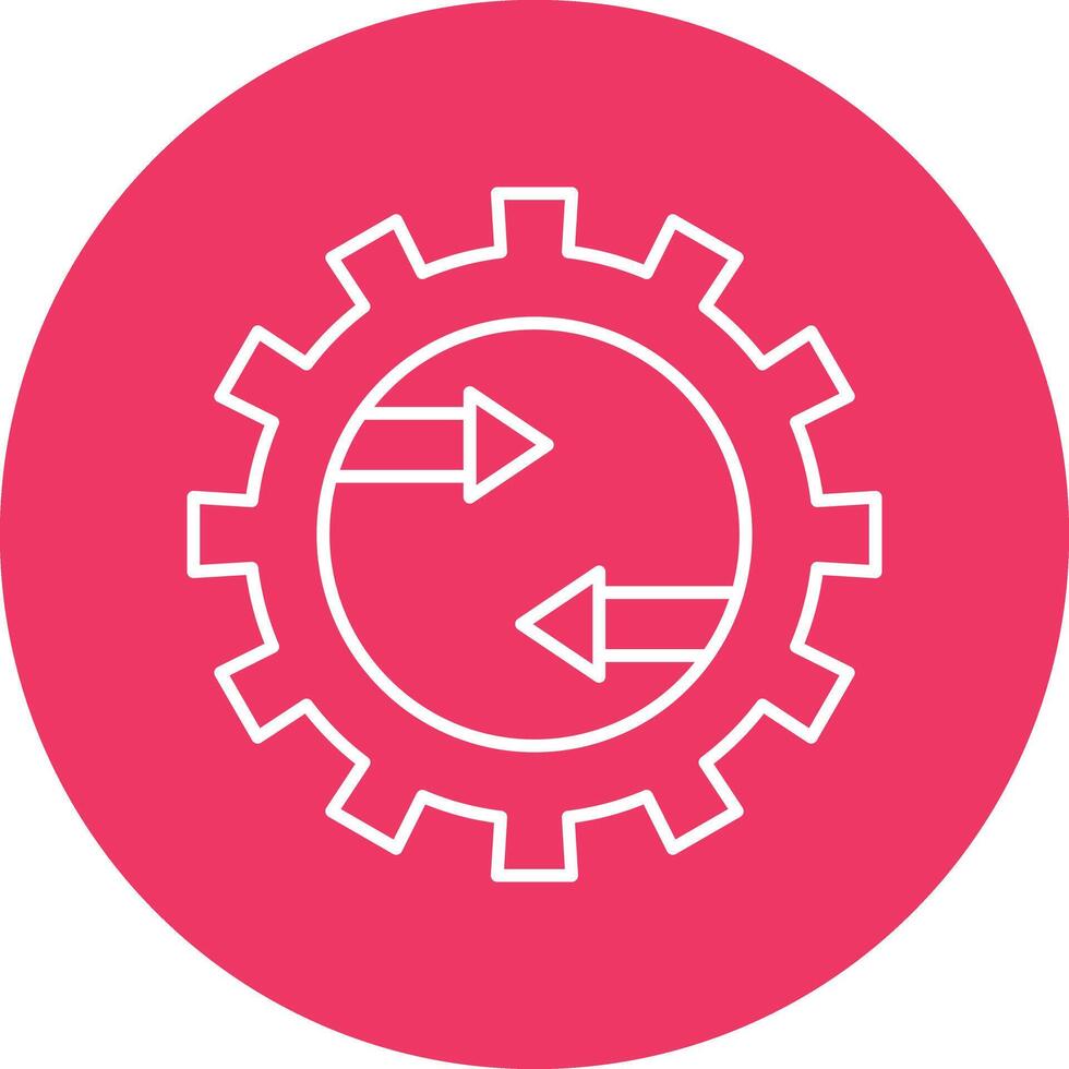 Automate Line Circle Icon Design For Personal And Commercial Use. vector