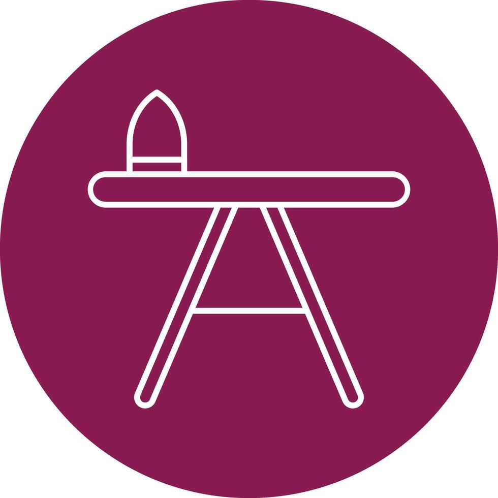 Iron Table Icon Design vector