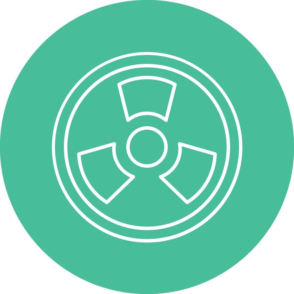 Toxic Icon Design vector
