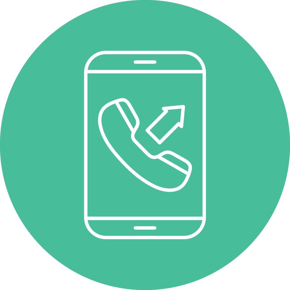 Outbound Line Icon vector