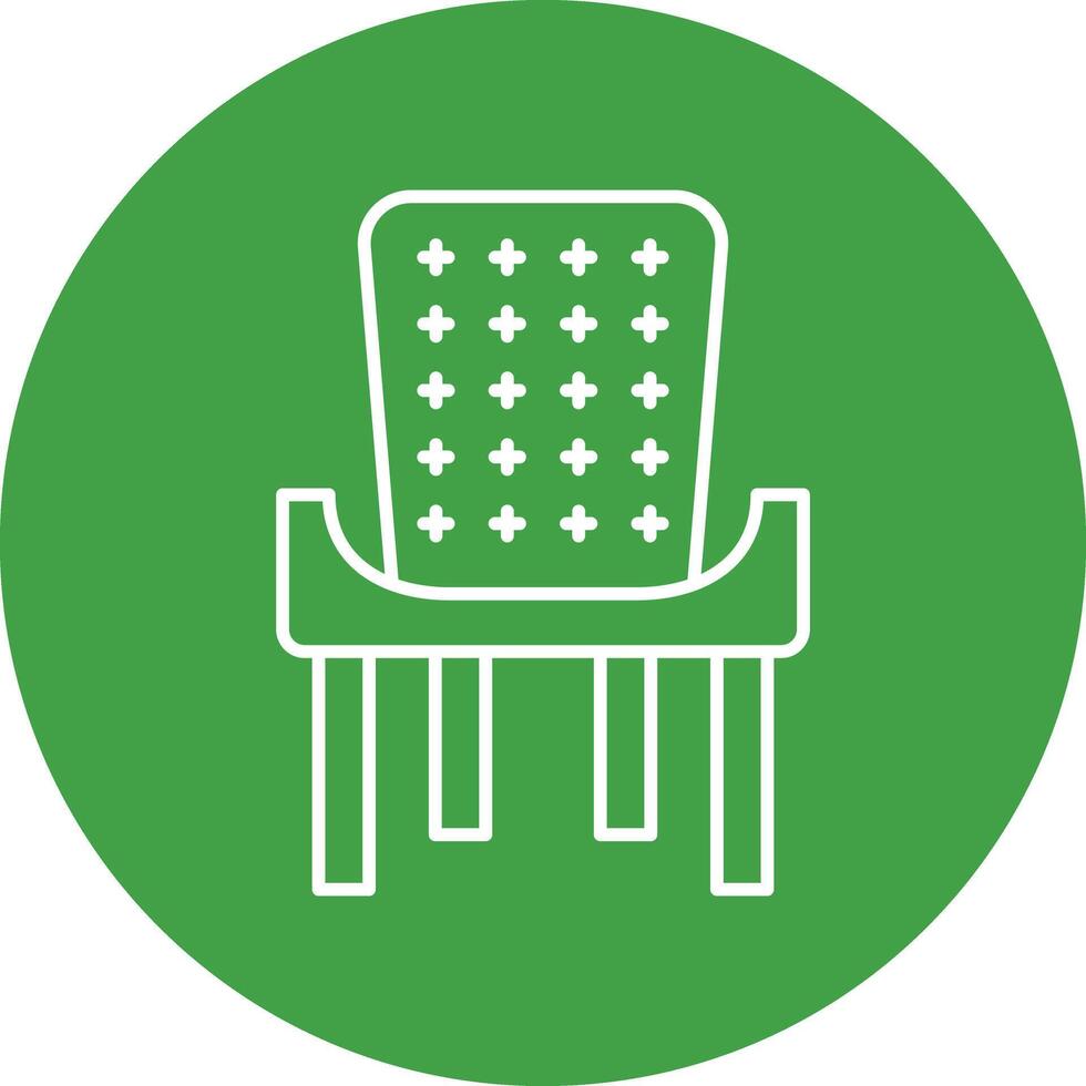 Chair Line icon vector