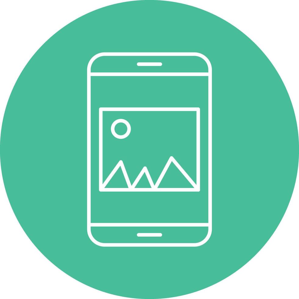 Picture Line Icon vector