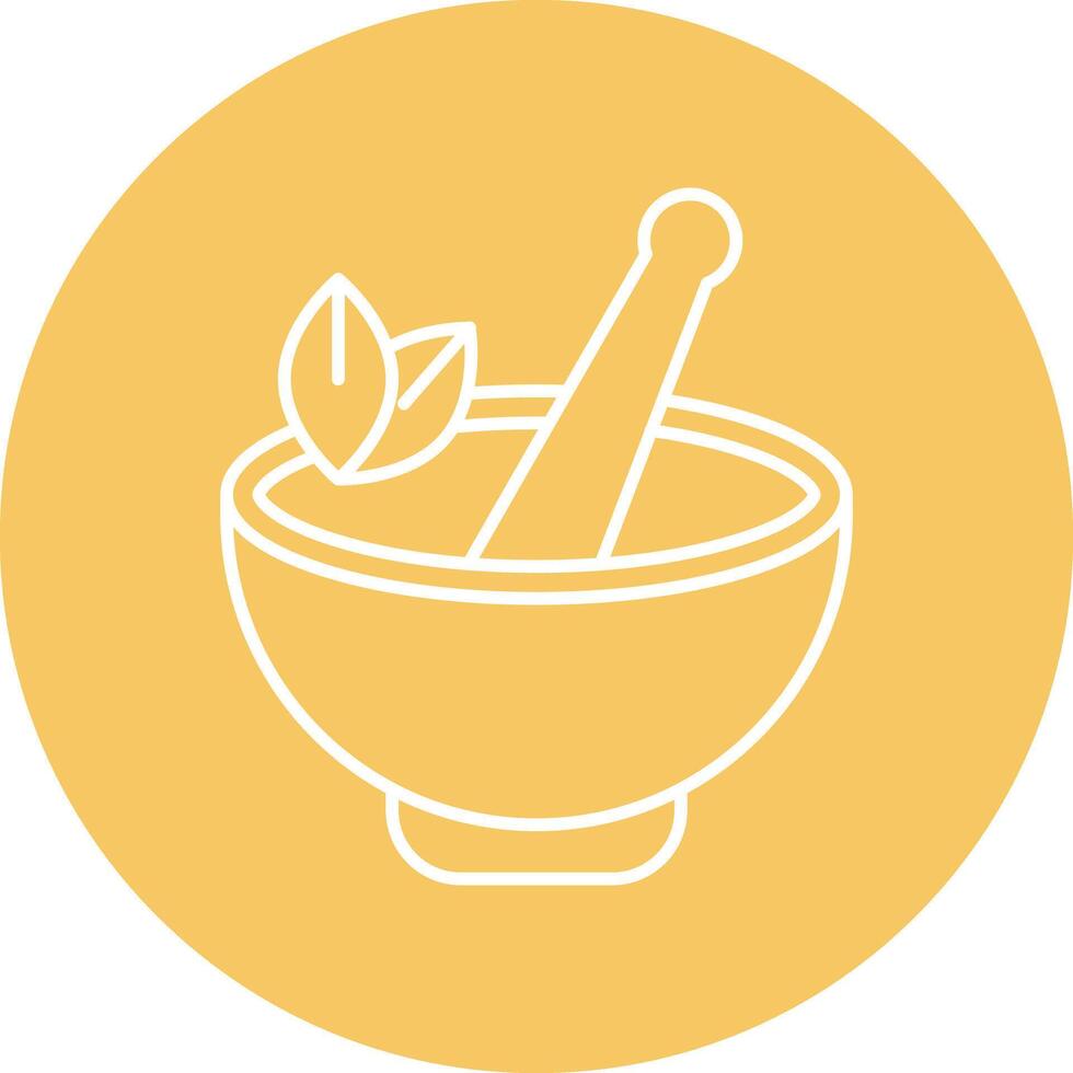 Herbal Treatment Icon Design vector
