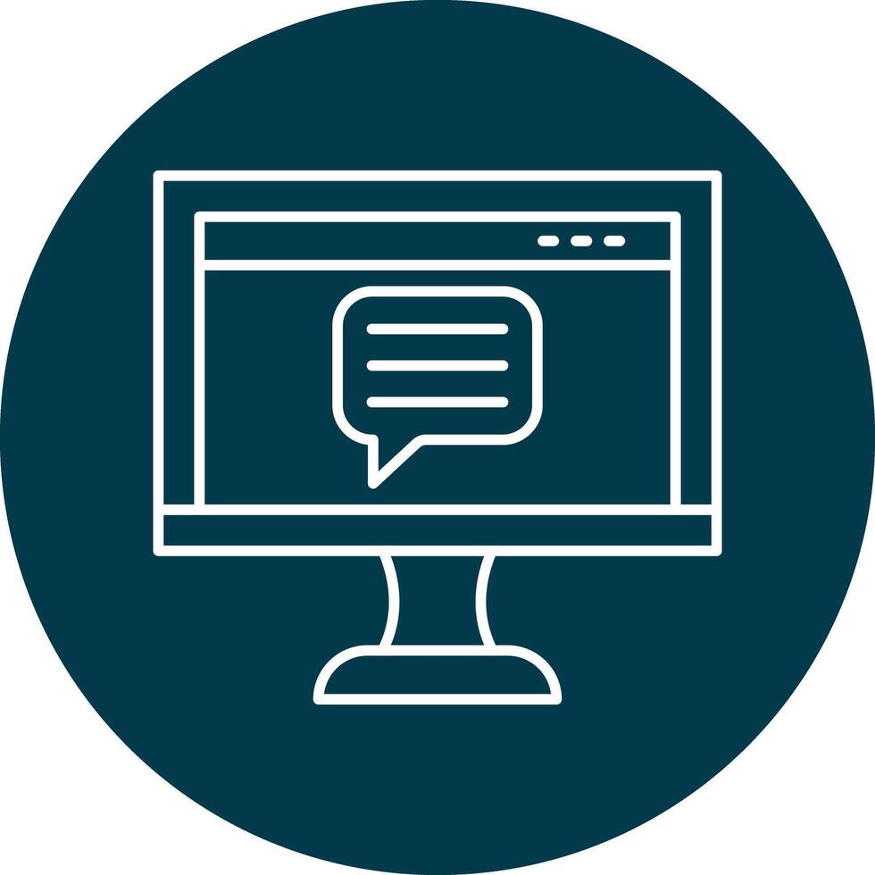 Pop Up Line Circle Icon Design vector