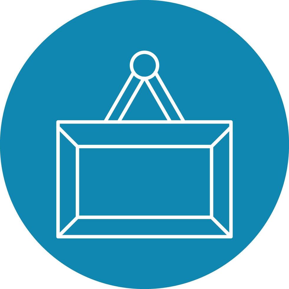 Picture Frame Line icon vector