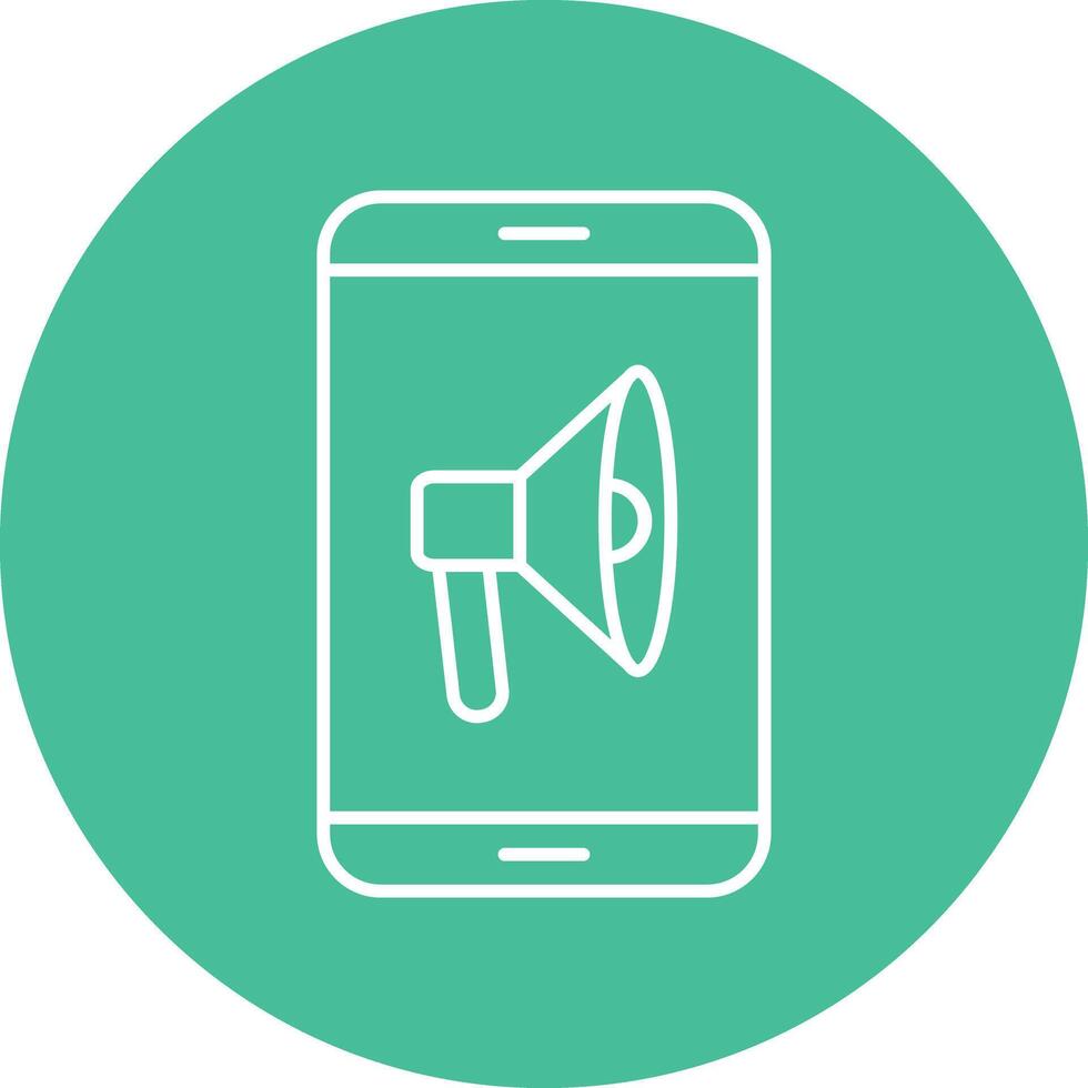 Digital Marketing Line Icon vector