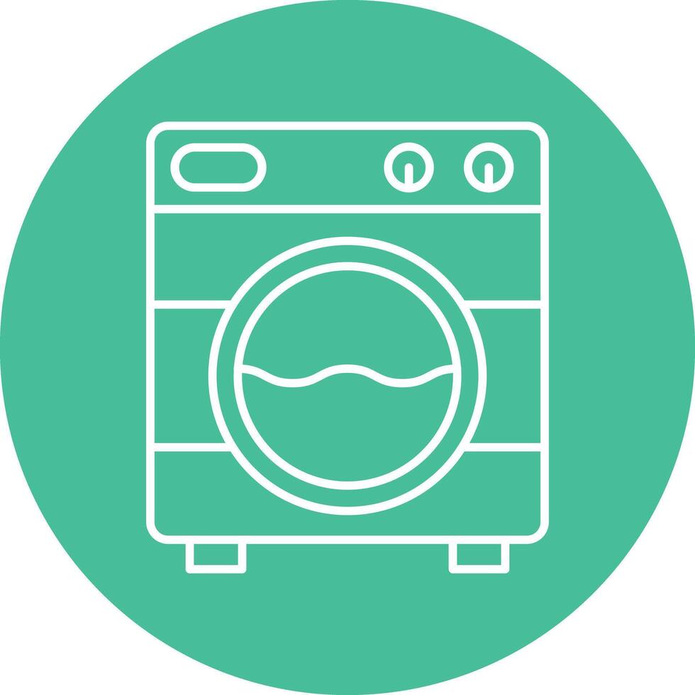 Washing Machine Icon Design vector