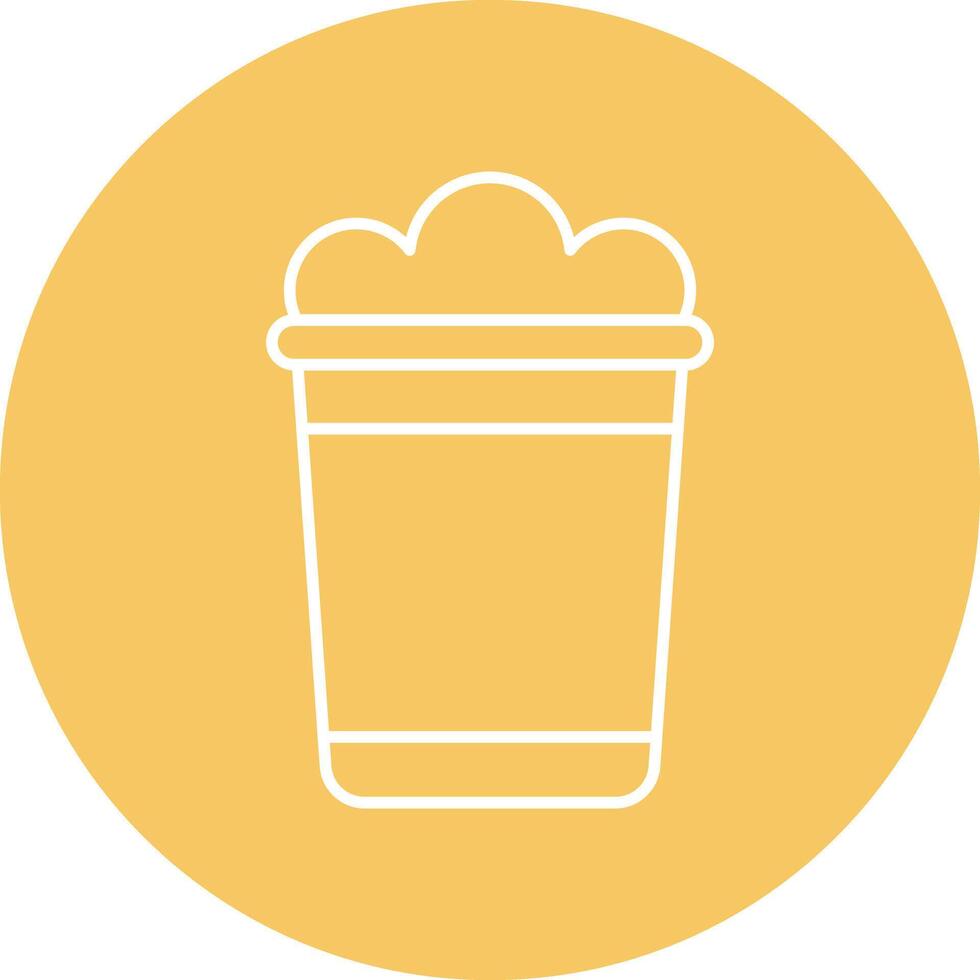 Sand Bucket Icon Design vector