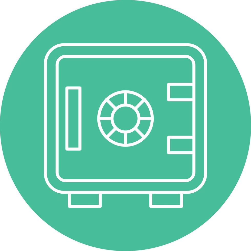 Strongbox Icon Design vector