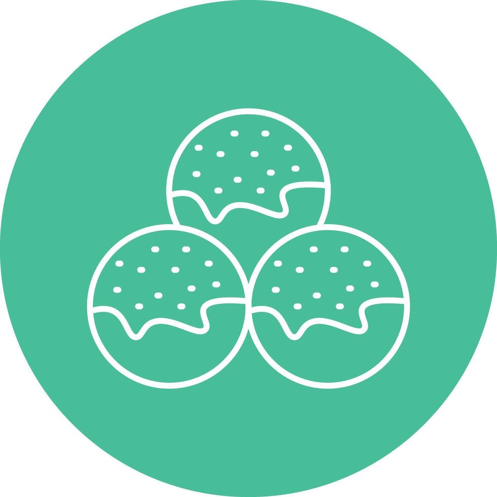 Takoyaki Icon Design vector