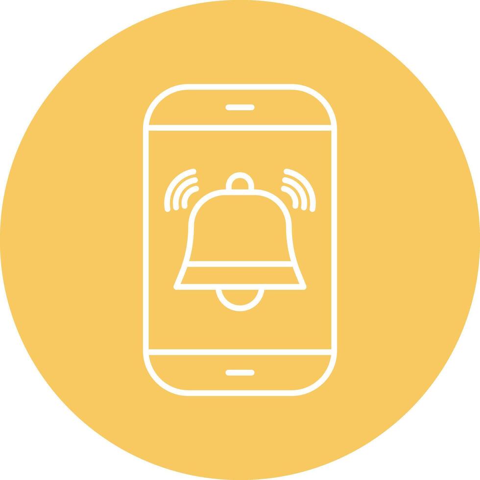 Vibration Line Circle Icon Design vector