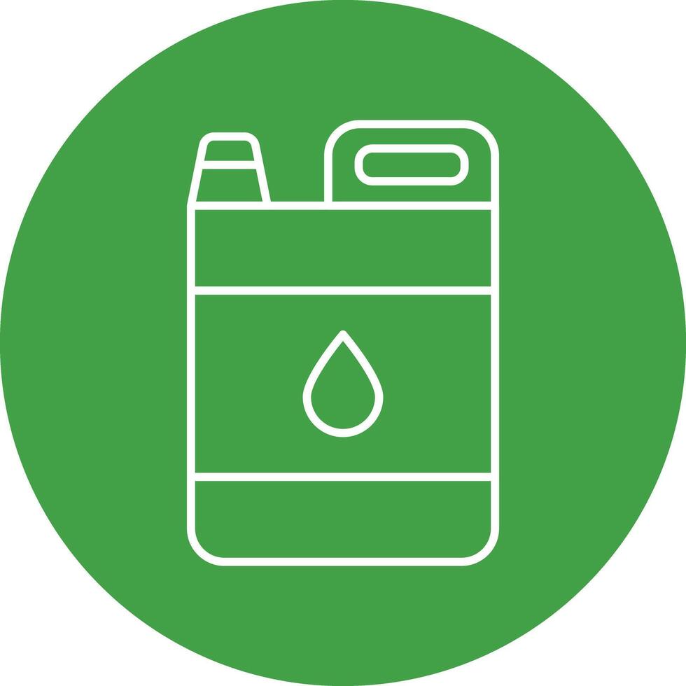 Canister Line Circle Icon Design vector