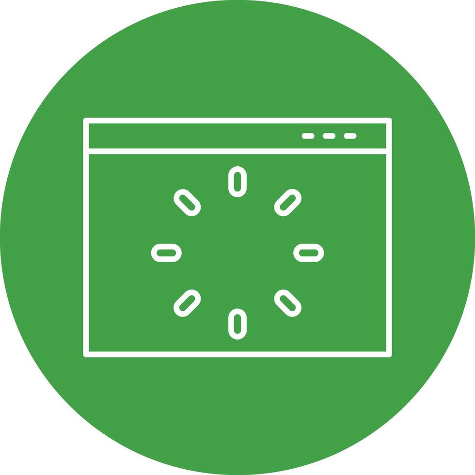 Loading Line Circle Icon Design vector