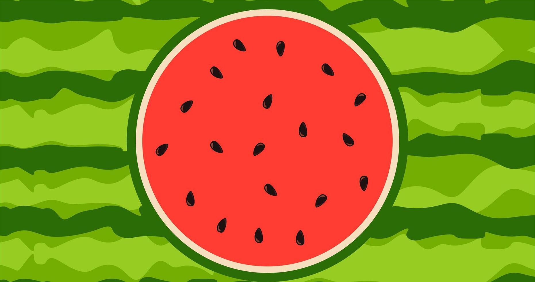 summer theme background and fresh food or fruit watermelon with bright color concept. high quality eps file vector