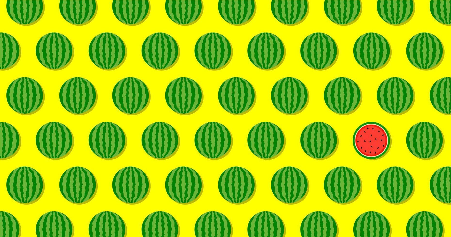 summer theme background and fresh food or fruit watermelon with bright color concept. high quality eps file vector