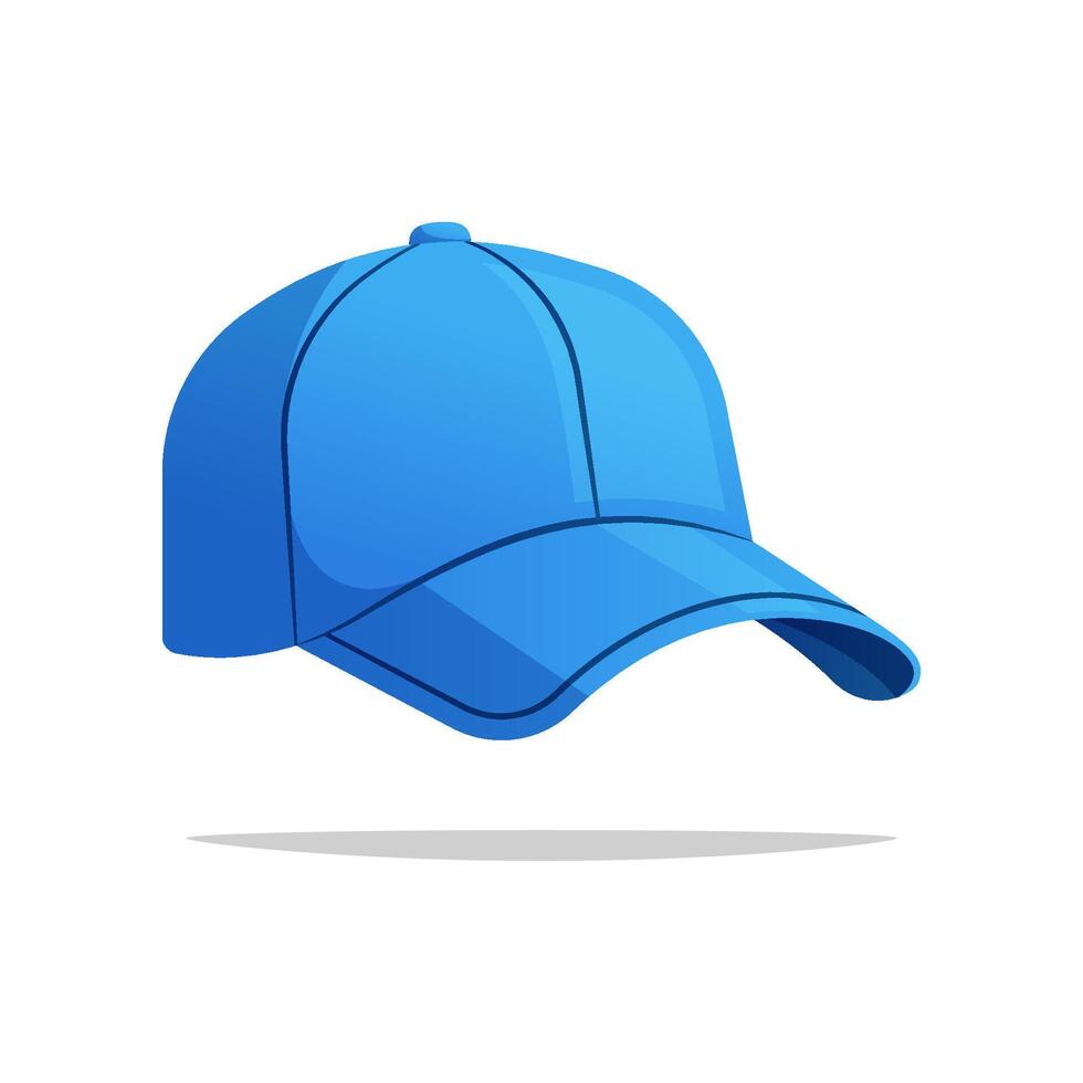 Baseball cap isolated on white background vector