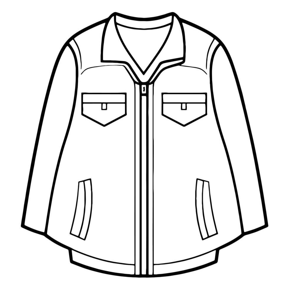 Basic icon of workwear, suitable for professional attire designs. vector