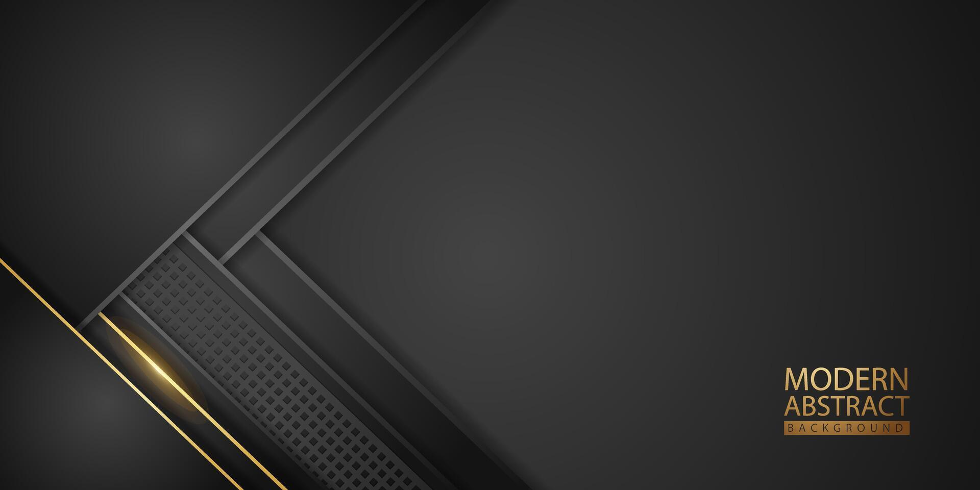 Abstract background with glitter and golden lines glowing dots golden combinations. vector