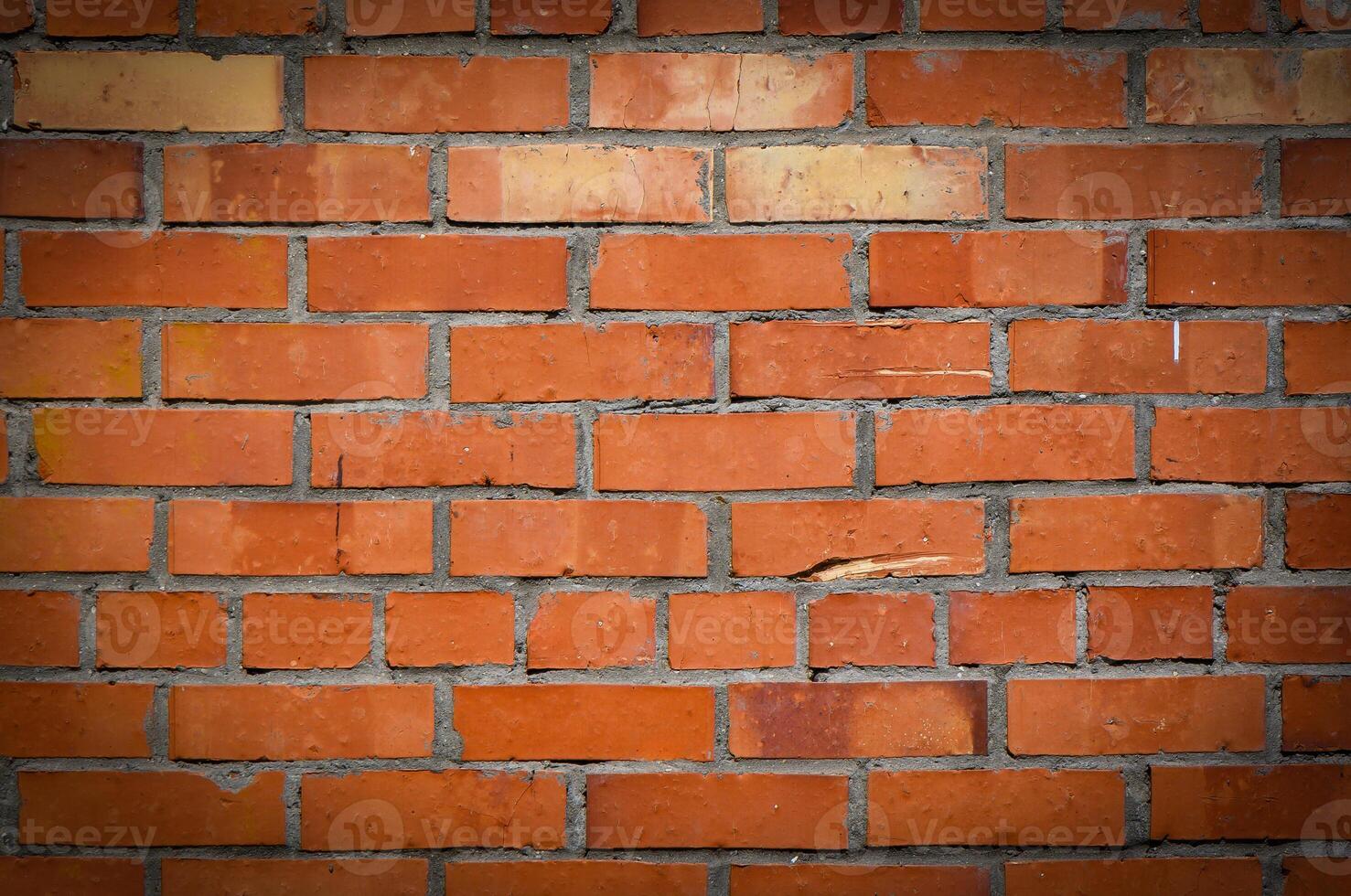 Red brick wall texture for background 2 photo