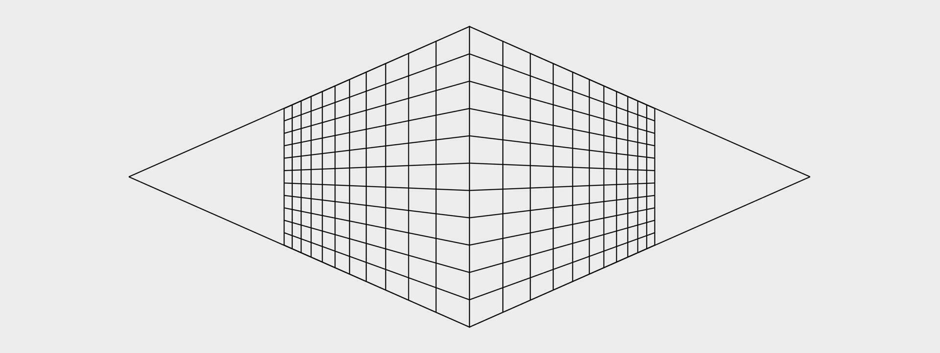 Perspective grid wall geometry abstract background vector