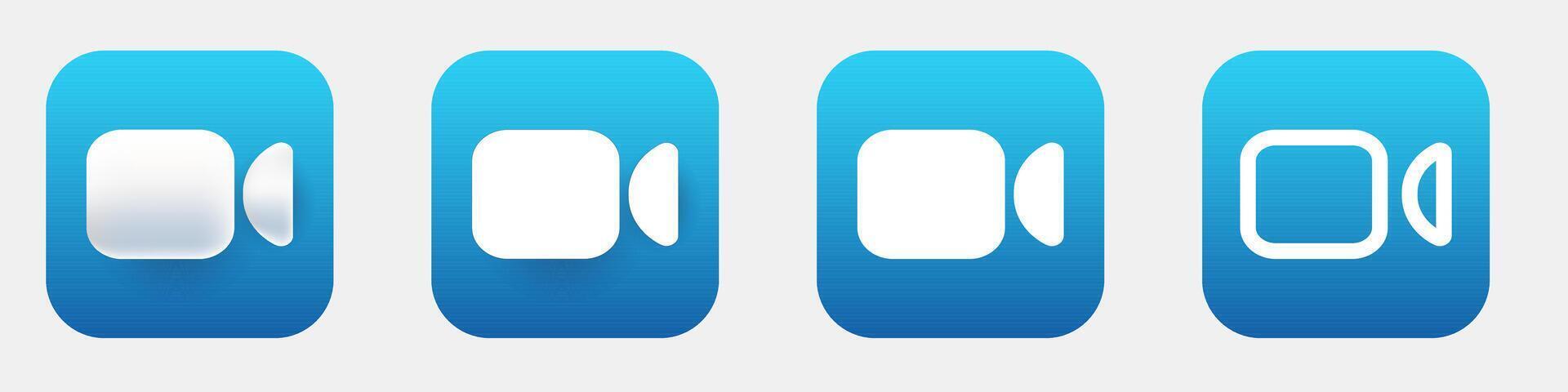 call mobile app 3d modern icon. chat new phone application icon vector