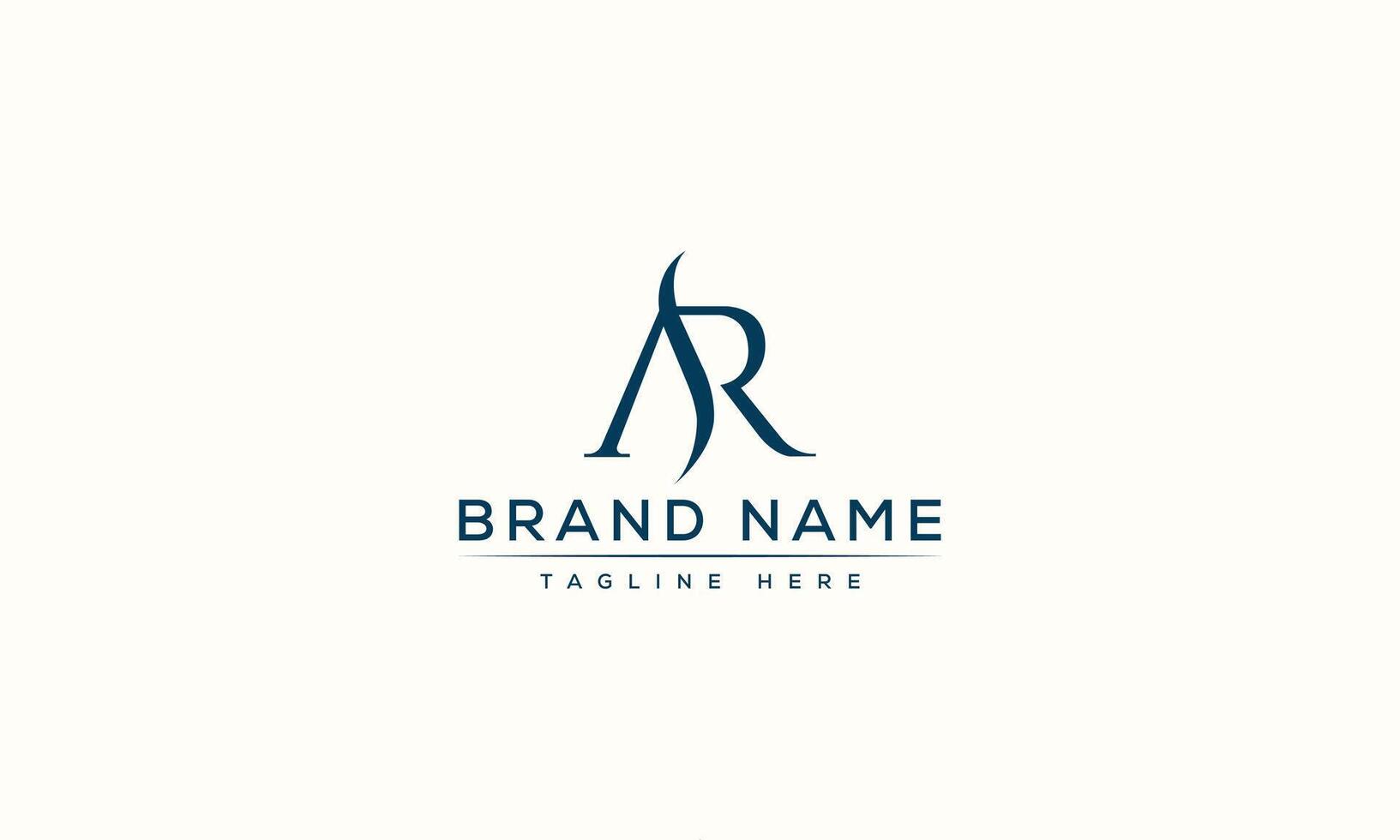 Letter AR logo icon design vector