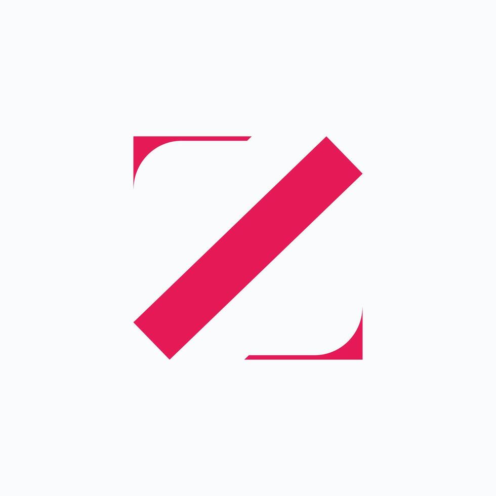 Letter Z logo design template elements vector