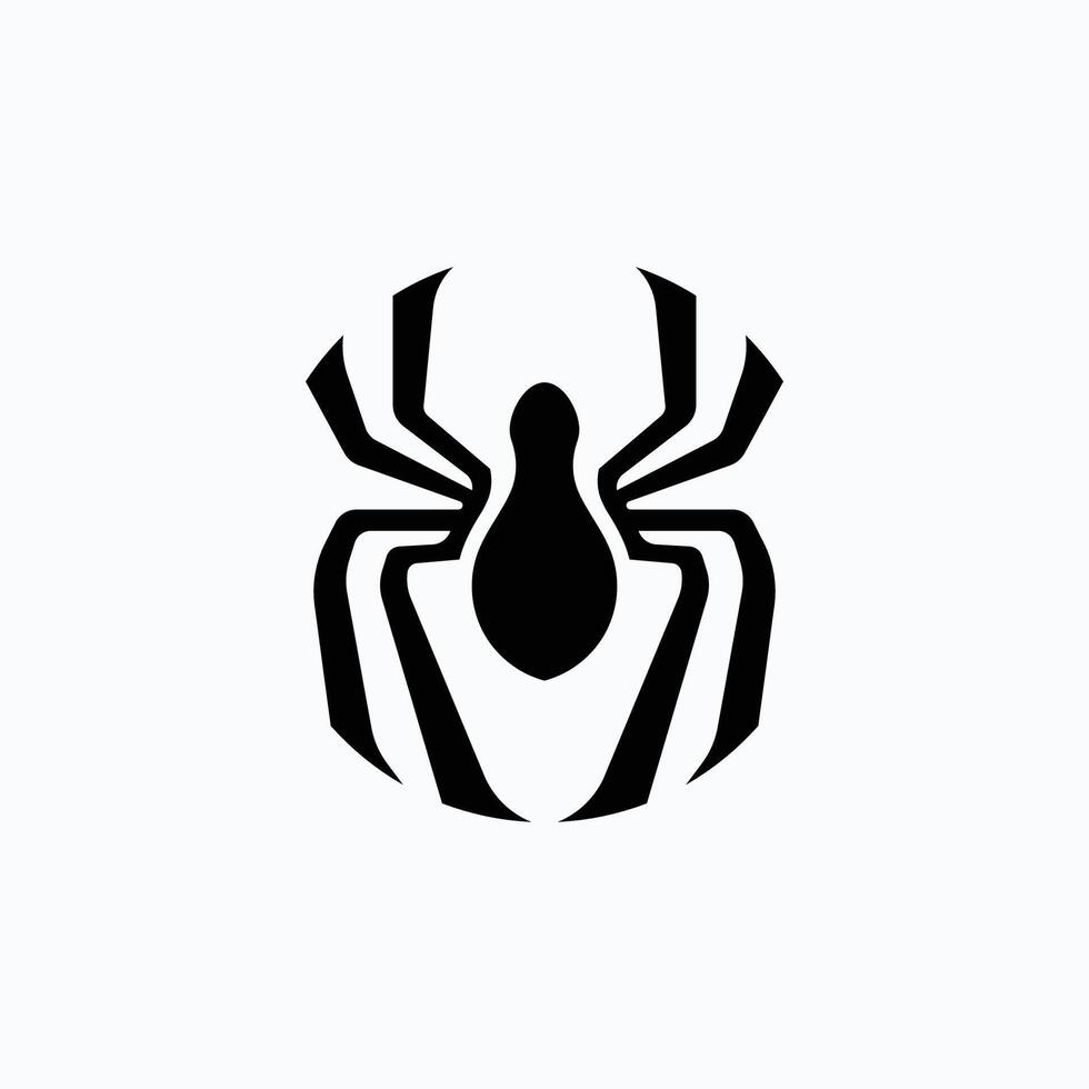 Spider logo template and icon vector