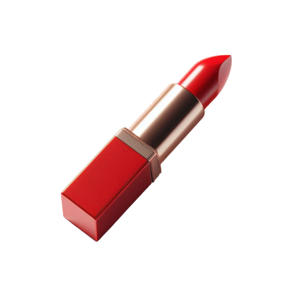 Generated Ai Deep Red Lipstick png
