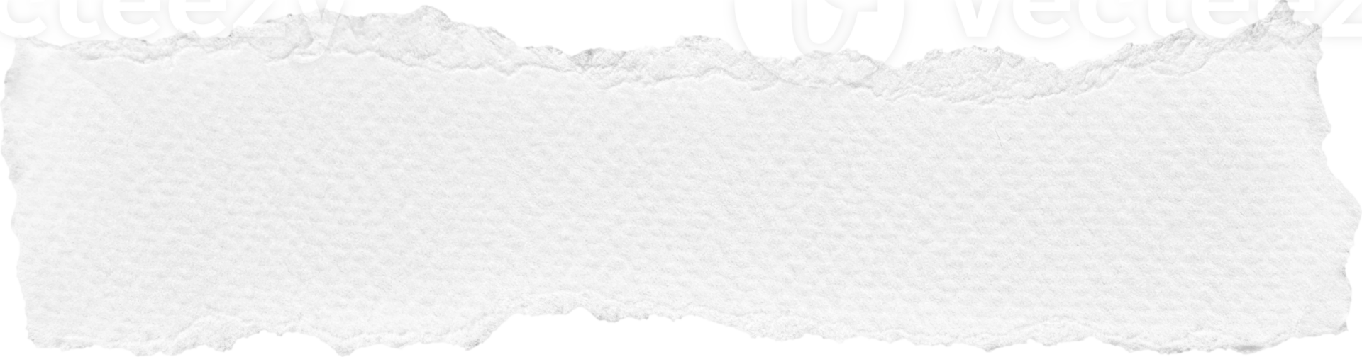 White Torn Paper Textured Piece png