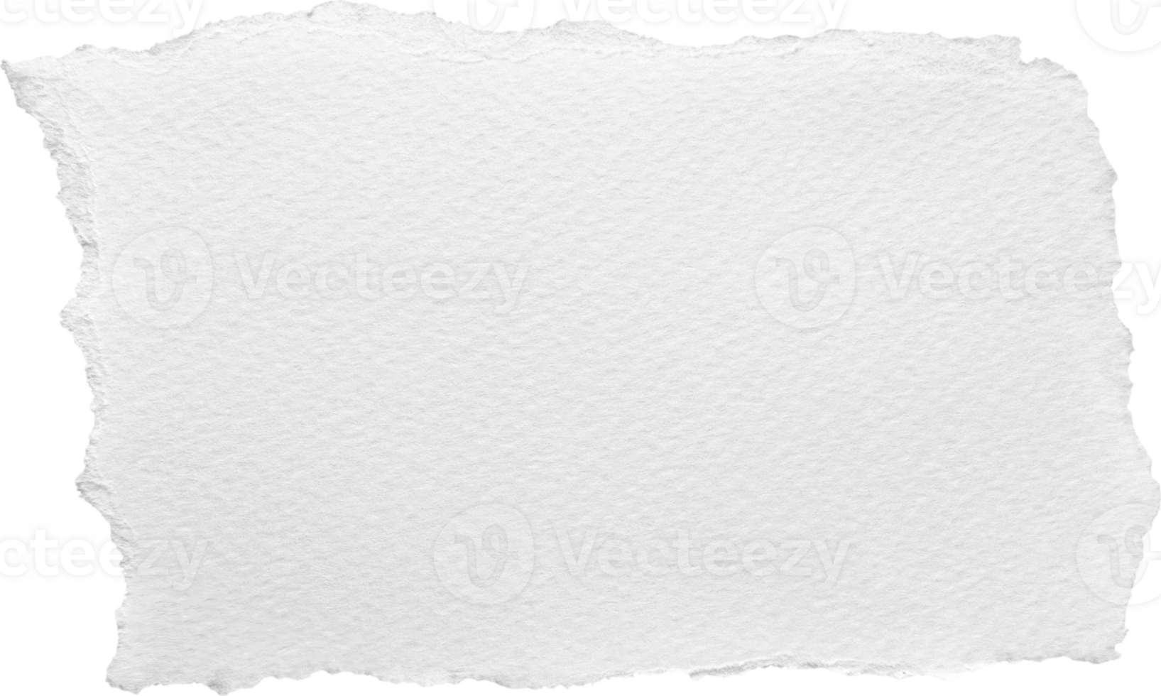 White Torn Paper Textured Piece png