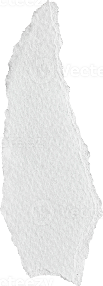 White Torn Paper Textured Piece png