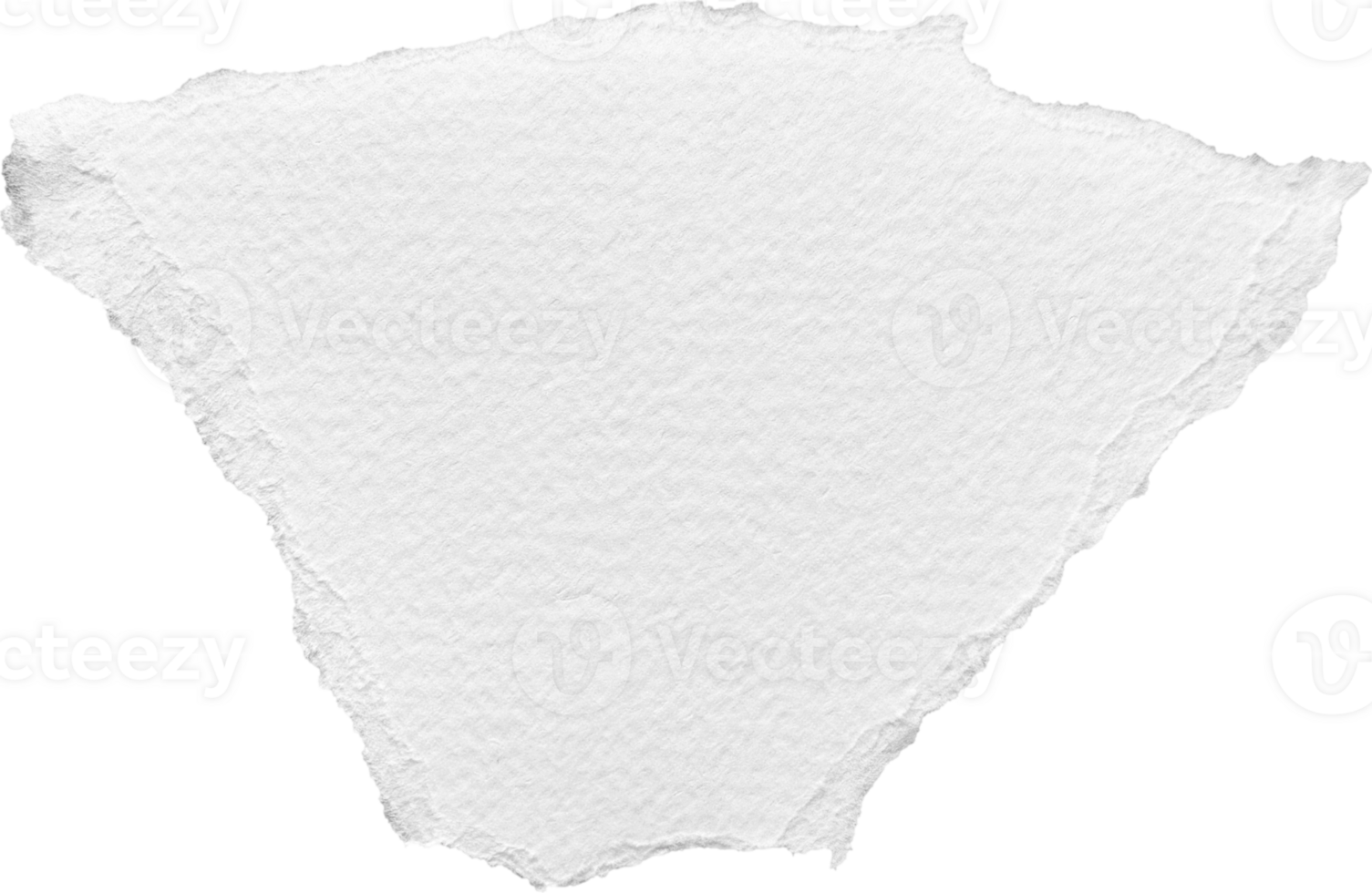 Weiß zerrissen Papier texturiert Stück png