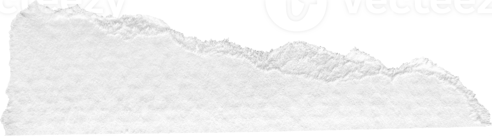 White Torn Paper Textured Piece png