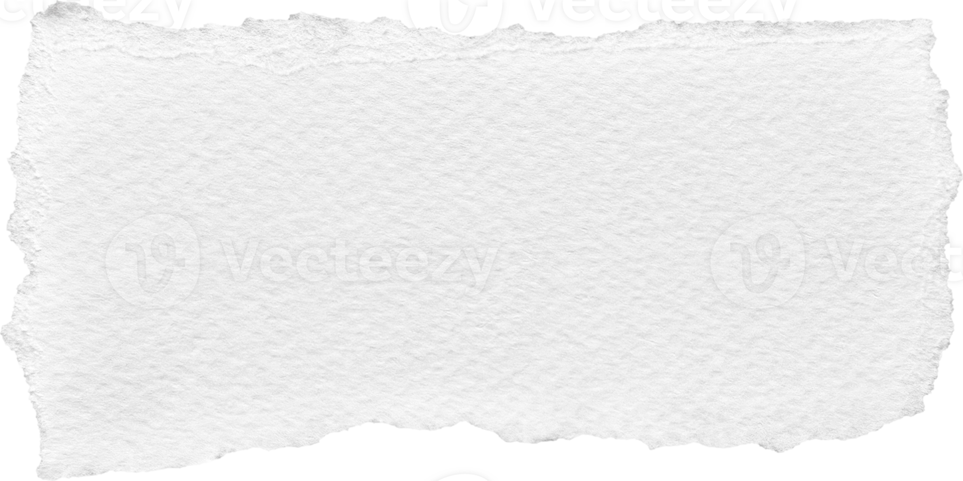 White Torn Paper Textured Piece png