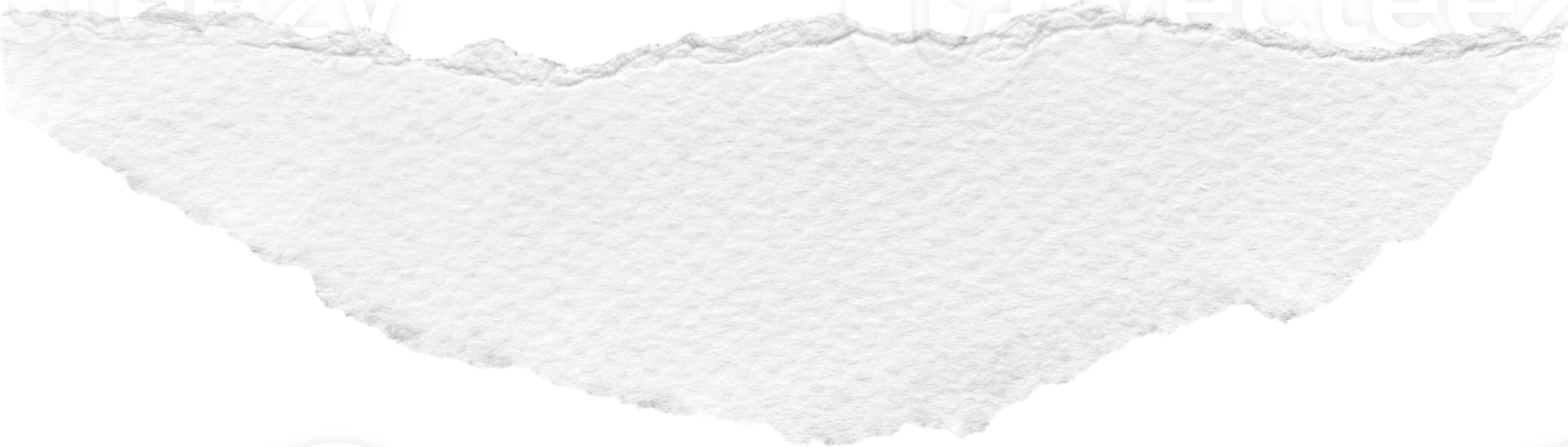 blanco Rasgado papel texturizado pedazo png