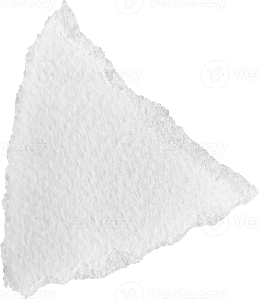 White Torn Paper Textured Piece png