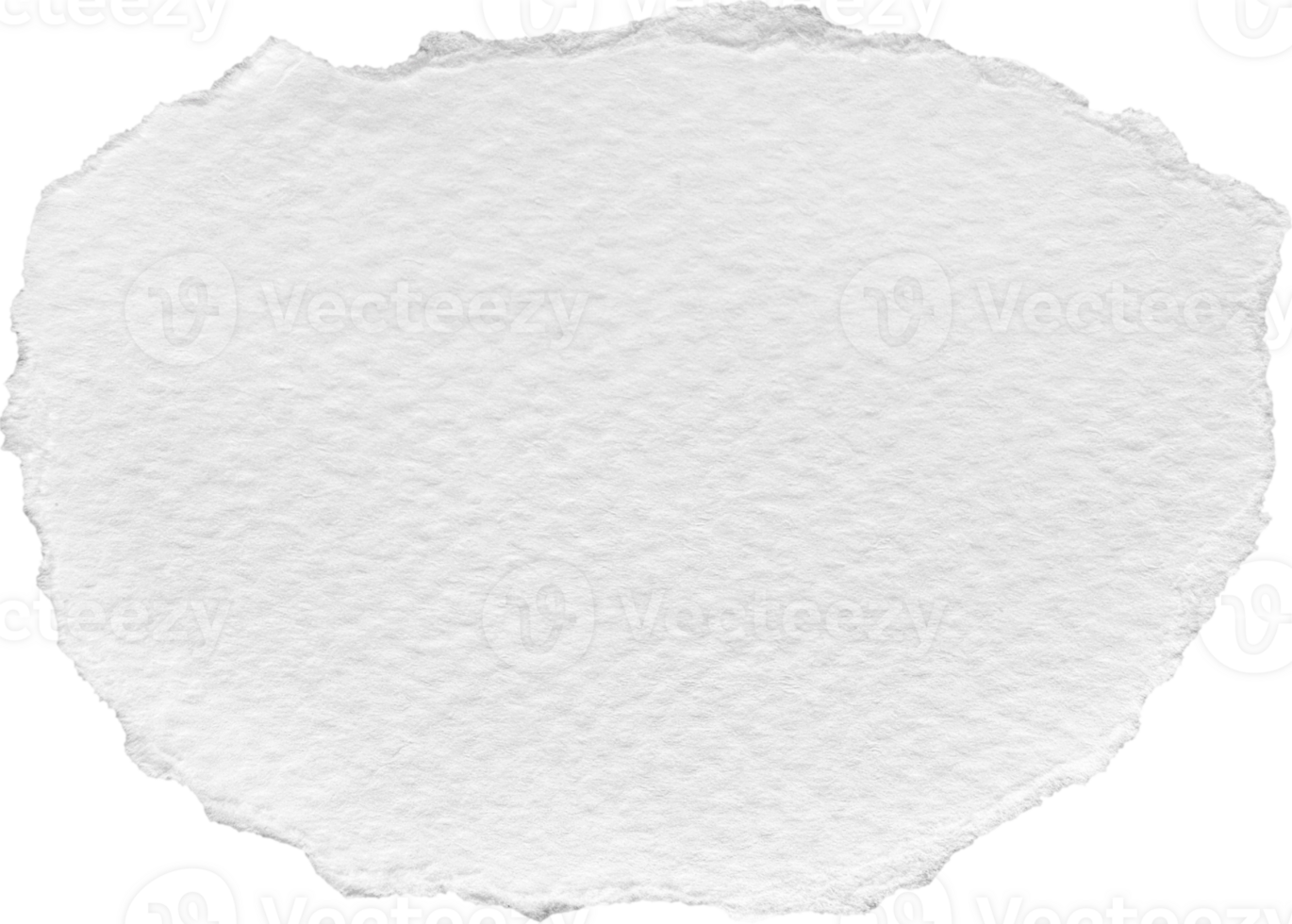 White Torn Paper Textured Piece png