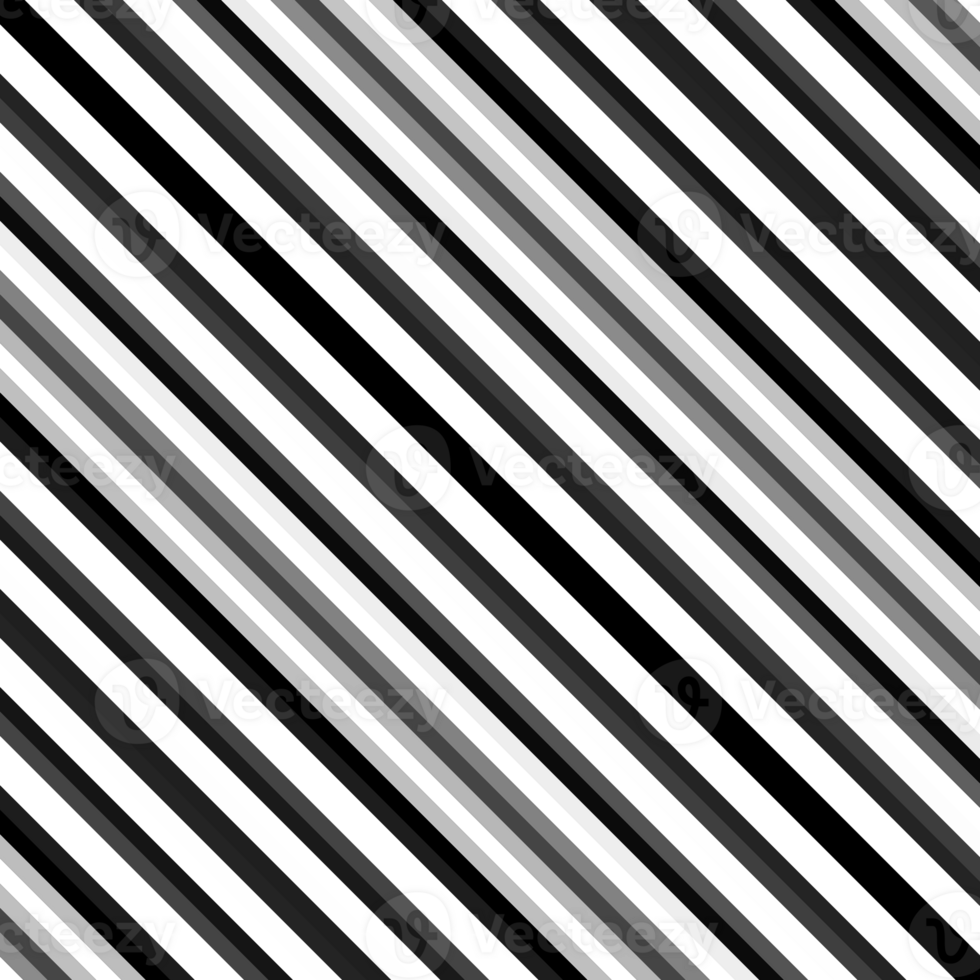 Black and white striped abstract background overlay. Motion effect. Graphic illustration with transparent background. png